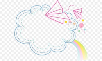 Cartoon - Clouds Border 
