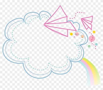 Cartoon - Clouds Border - Cartoon Border Png