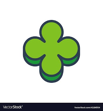 cartoon clover green shamrock leaf