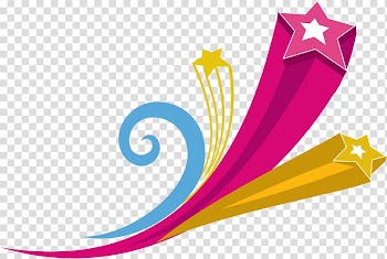 Cartoon , Color Stereo Star transparent background PNG clipart