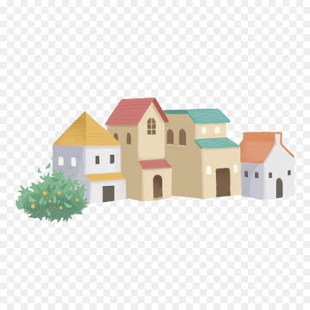 Cartoon Coloring: Houses u4e8cu6708u7d05 - Color cartoon house 