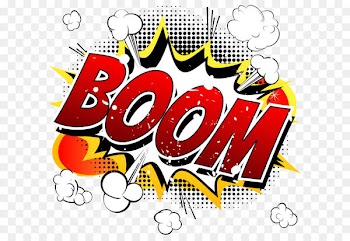 Cartoon Comics Comic book Illustration - BOOM Comic Explosion Vector Cloud 