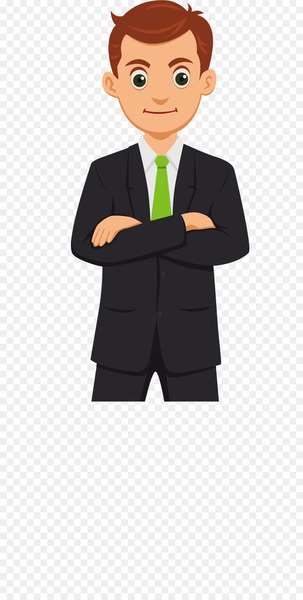 Cartoon Commerce - Vector cartoon business man 