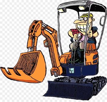 cartoon construction equipment clip art vehicle fictional character