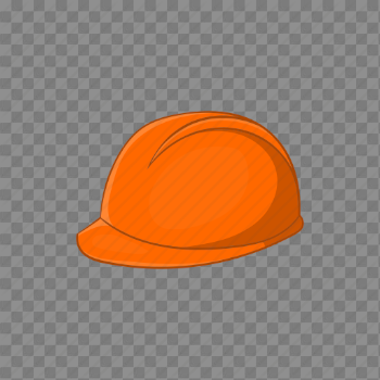 Cartoon, construction, hat, helmet, safety, sign, work icon