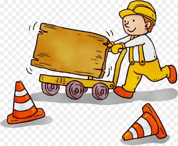 cartoon construction worker clip art cone hard hat