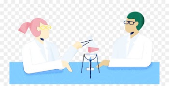 cartoon conversation animation chemistry graphic design