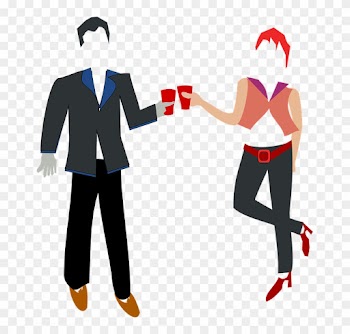 Cartoon Couple Holding Hands 10, - People Tea Png