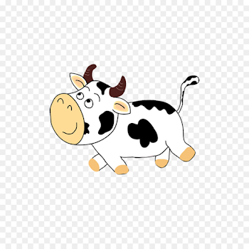 Cartoon Cow png download - 1276*1276 - Free Transparent Cattle png ...