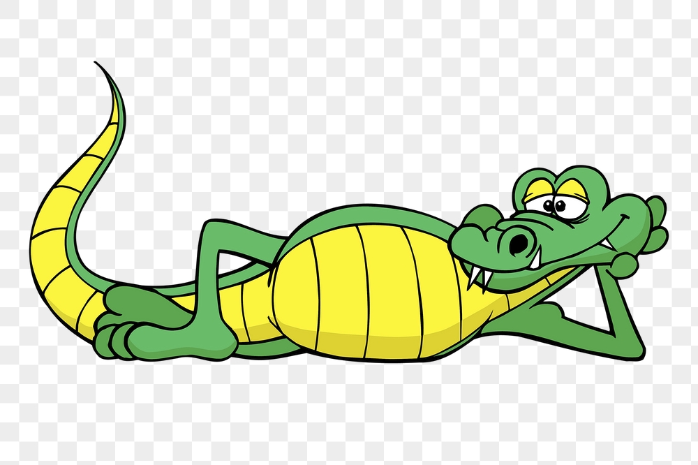 Cartoon crocodile png sticker, animal | Free PNG - rawpixel
