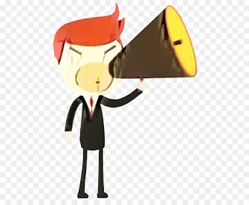 Cartoon, Customer, Drawing, Megaphone PNG