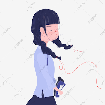 Cartoon Cute Country Girl Illustration Design, Cartoon, Wen Wei ...