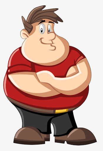Cartoon Cute Fat Boy, Cartoon Clipart, Cute Clipart, Boy Clipart ...