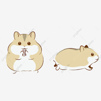Cartoon Cute Hamster Hand Drawn Image, Hamster Ai Hand Drawn ...