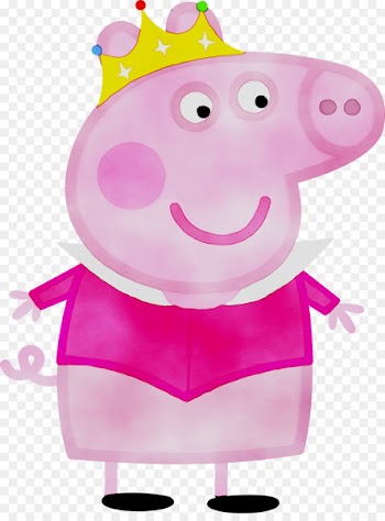 Cartoon Daddy Pig George Pig Image -  