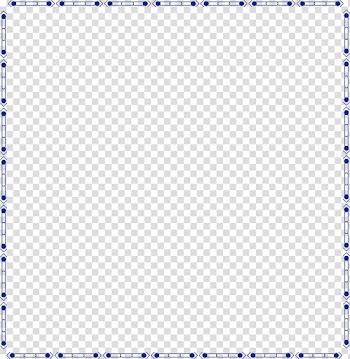 Cartoon, Dark blue wave point line border transparent background PNG clipart