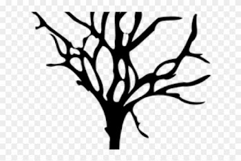 Cartoon Dead Trees - Draw Tree Dead Png