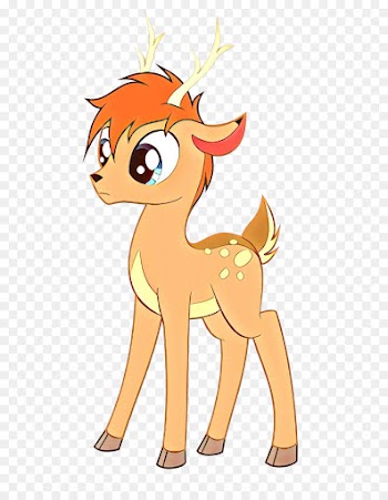 cartoon deer clip art tail fawn
