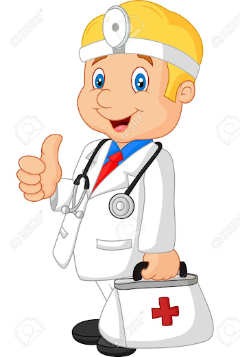 Cartoon Doctor Smiling And Gives Thumb Up Royalty Free Cliparts ...