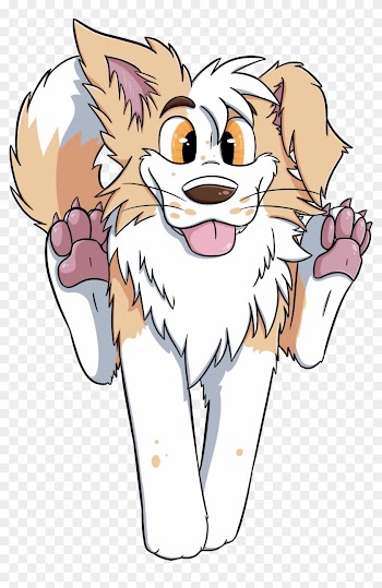 Cartoon Dog Running 13, Buy Clip Art - Border Collie Drawing Cartoon