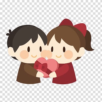 Cartoon Drawing Animation, Couple Cartoon transparent background PNG clipart