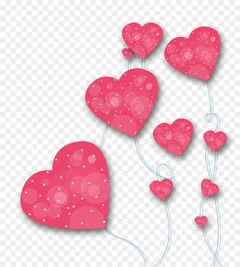 Cartoon Drawing Caricature - Romantic peach heart 