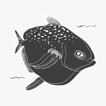 Cartoon drawing of a fish | Free stock vector - 47070