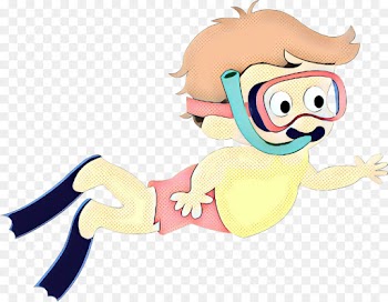 Cartoon, Drawing, Swimming, Animated Cartoon PNG