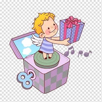 Cartoon Drawing Vecteur, Gift props model transparent background PNG clipart
