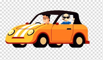 Cartoon Drawing Watercolor painting, Cartoon Car Decoration transparent background PNG clipart