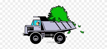 Cartoon Dump Truck With Money Royalty Free Vector Clip - Caminhão De Dinheiro Png