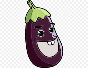 cartoon eggplant vegetable clip art purple