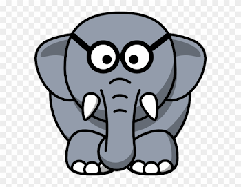 Cartoon Elephant Sad - Free Transparent PNG Clipart Images Download