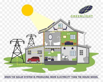 Cartoon Energy House Drawing Residential area - energy 