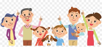 Cartoon Family Illustration - Cartoon happy family 