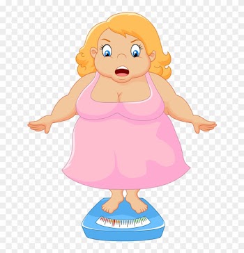 Cartoon Fat Stock Illustration - Fat Girl Cartoon