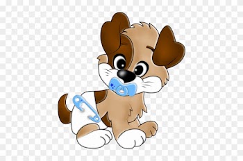 Скрап Клипарт «cartoon Filii Clipart» На Яндекс - Cute Baby Puppy Cartoon