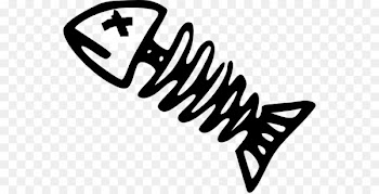 Cartoon Fish bone Skeleton Clip art - Dead Fish Clipart 