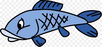 Cartoon Fish Clip art - Blue Fish Vector 