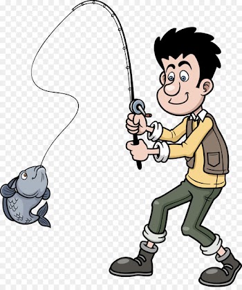 Cartoon Fishing Clip art - fishing pole 