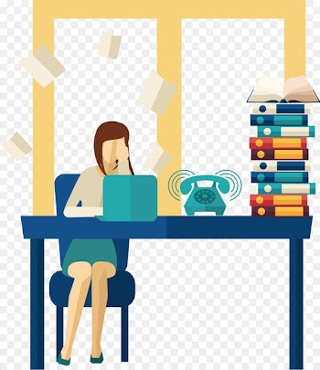 Cartoon Flat design - Work People Vector 