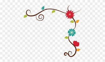 Cartoon Flower Border Vector 29 216 For - Flowers Border Vector Png