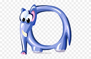 Cartoon Frame Elefante Livre De Direitos Vetores Clip - Elephant Frame Transparent Png