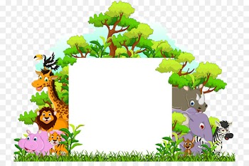 Cartoon Funny animal Illustration - A variety of forest animals 