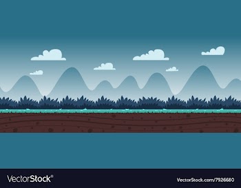  					Cartoon Game Background vector image														