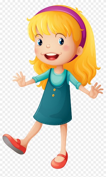 Cartoon Girl Clip Art - Little Girl Cartoon
