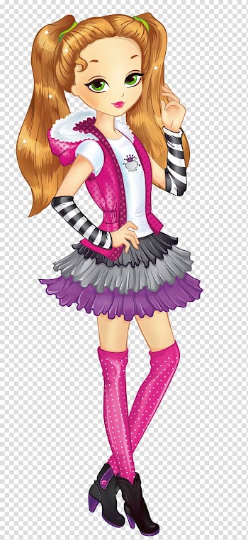 Cartoon Girl Illustration, Cute Girl Cartoon , animated woman in pink jacket illustration transparent background PNG clipart