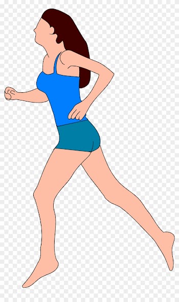 Cartoon Girl Running Gif