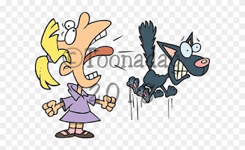 Cartoon Girl Screaming