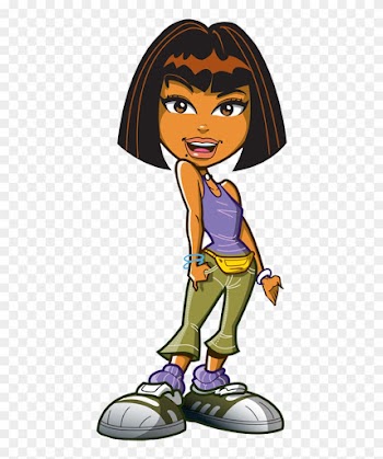 Cartoon Girl Standing - Cartoon Girl Standing Png